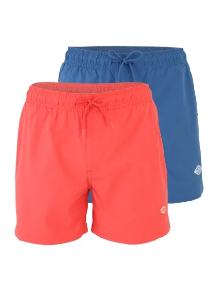 JACK & JONES Kratke kopalne hlače JPSTMAUI živo rdeča črna