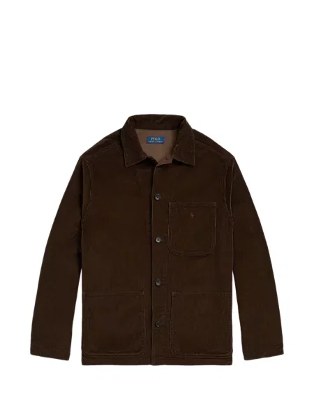 Siuvinėta pledinė marškiniai Polo Ralph Lauren ruoželis pilka
