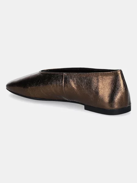 Кожаные балетки Jeffrey Campbell коричневые