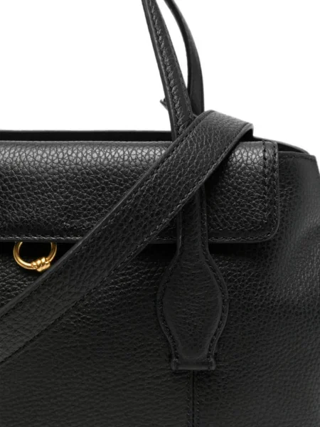 Кожена шопинг чанта Gianni Chiarini черно