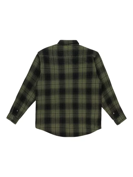 Cămașă Purple Brand în carouri verde