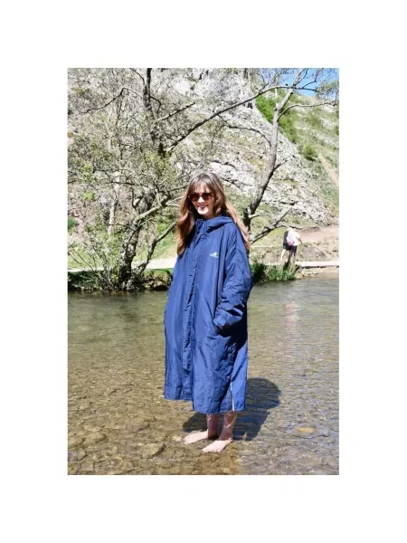 Kobiece wodoodporne parka SwimTech niebieska