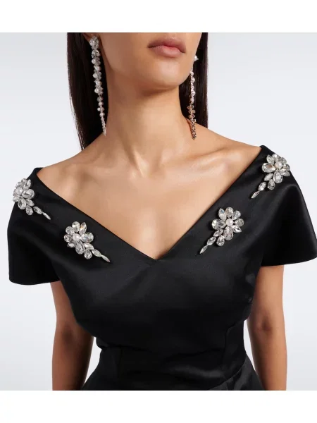 Rochie Simone Rocha din satin negru