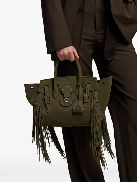 Geantă shopper Ralph Lauren Collection verde