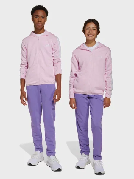 Дитячий Спортивний костюм adidas 3 Stripes світло-рожевий бавовна/перероблений рожевий