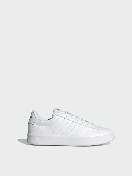 Кеди низькі adidas комбінований верх білий