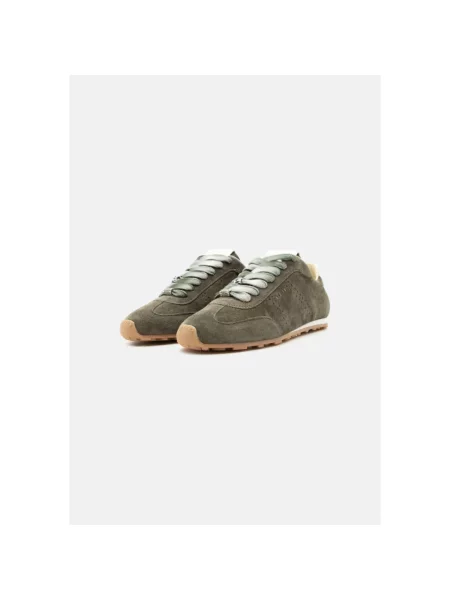Sneakersy Nubikk zamszowe zielone