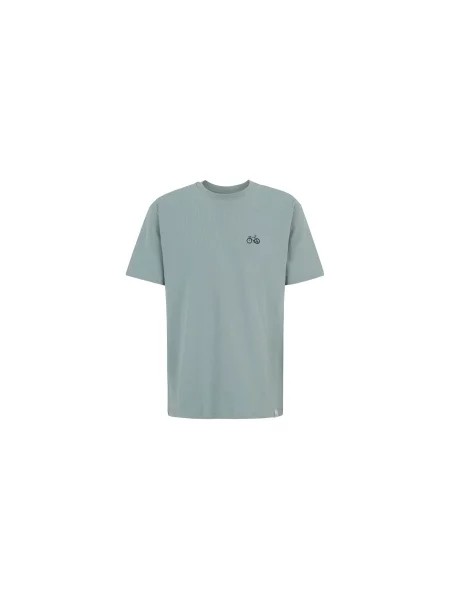 IrieDaily Peaceride Emb Tee Mężczyźni Koszulki IrieDaily Turkusowy Size: M