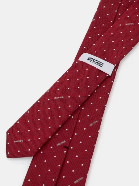 Moschino cravată pentru bărbați de mătase
