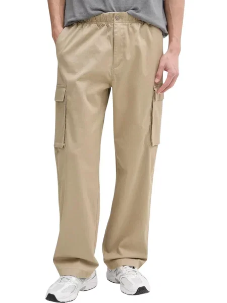 Hlače Calvin Klein bela