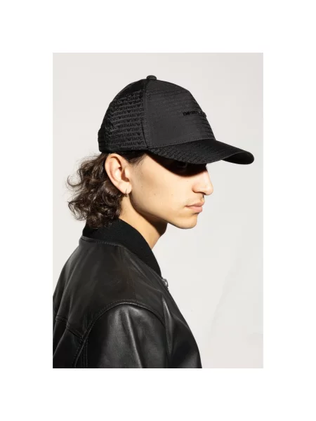 Emporio Armani czapka z daszkiem czarna
