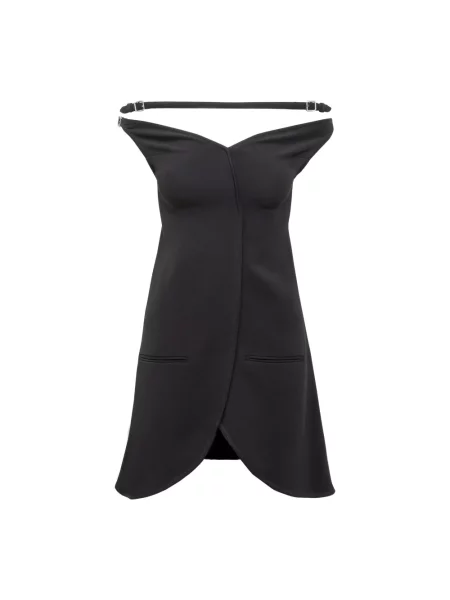 Sukienka mini Courreges czarna