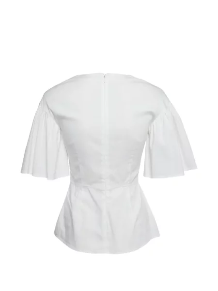Top Elisabetta Franchi cu autograf alb