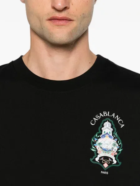 Tricou Casablanca cu imagine negru