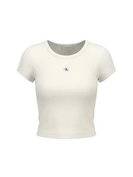 Tricou Calvin Klein Jeans alb
