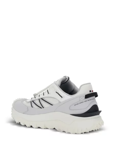 Sneakerși Moncler Trailgrip din piele alb