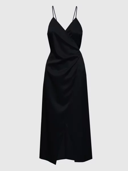 Сукня міді Apron на запах Ssheena чорна