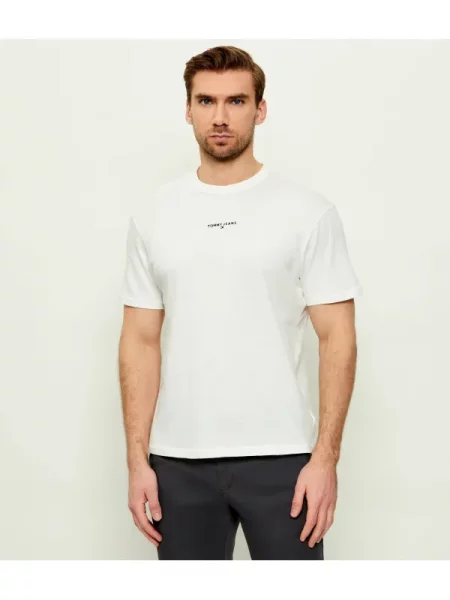 Tommy Jeans Tricou | Relaxed fit alb
