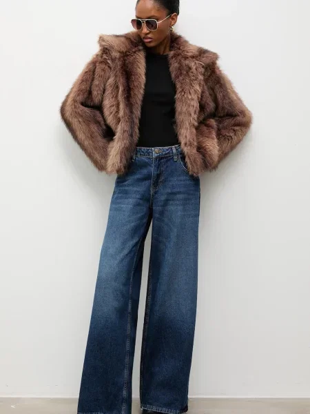 Answear.LAB jeansy granatowy