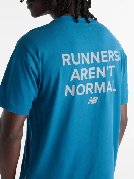 Футболка New Balance синій