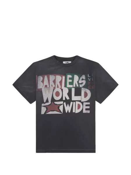 Tricou Barriers cu imagine negru