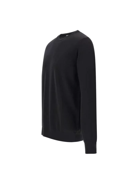 Sweter Kangra wełniany czarny