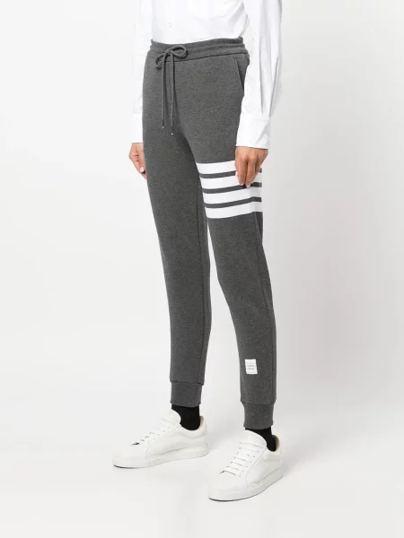 Spodnie Thom Browne w paski szare
