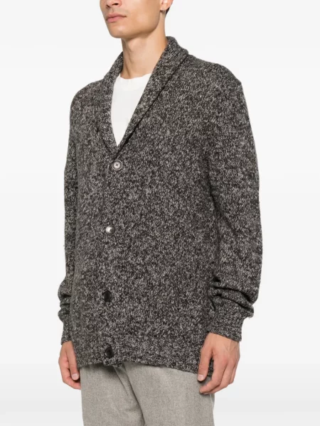 Gulerat cardigan Tagliatore gri