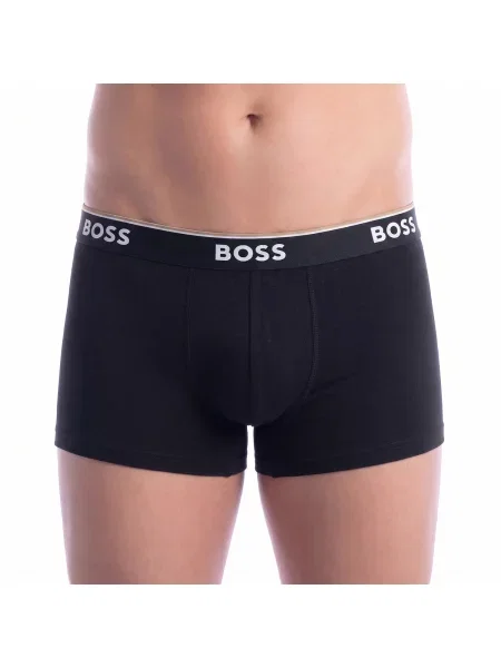 BOSS Bokserice Power bež bijela crna