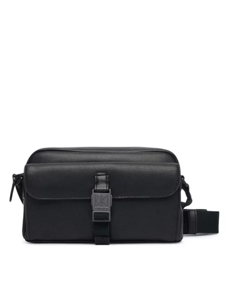 Calvin Klein Saszetka Emblem Hw Camera Bag czarny