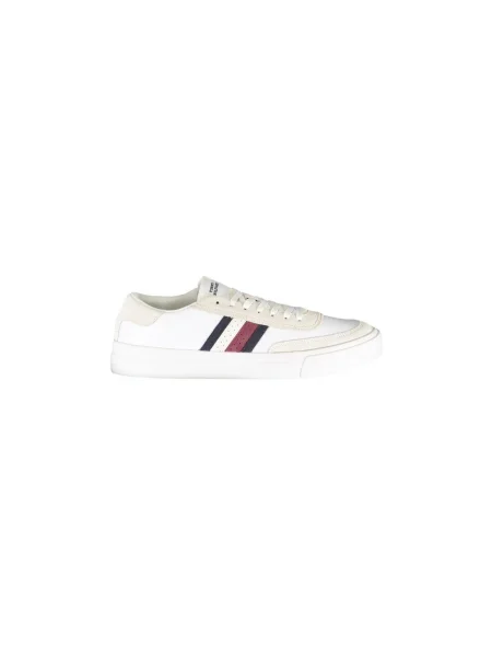 Sneakerși Tommy Hilfiger din piele alb