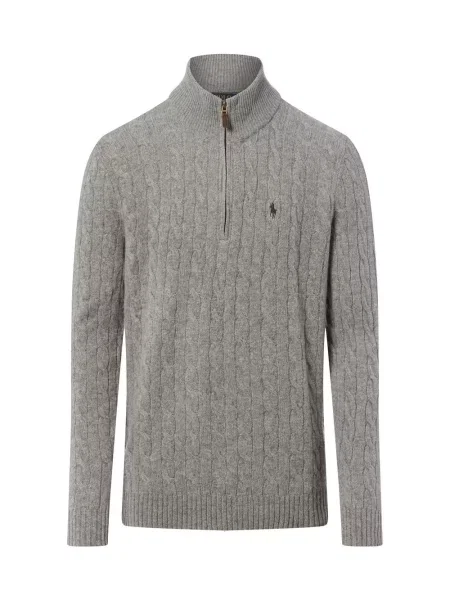 Polo Ralph Lauren sweter wełniany szary