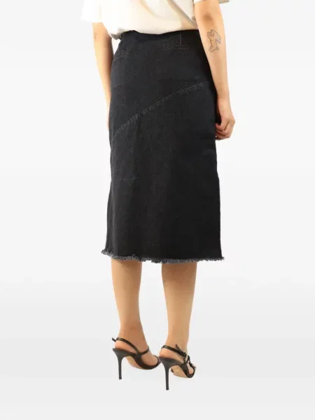 Fustă din denim Issue Twelve negru
