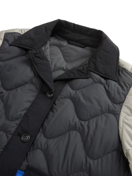 Matlasat geacă parka Woolrich gri