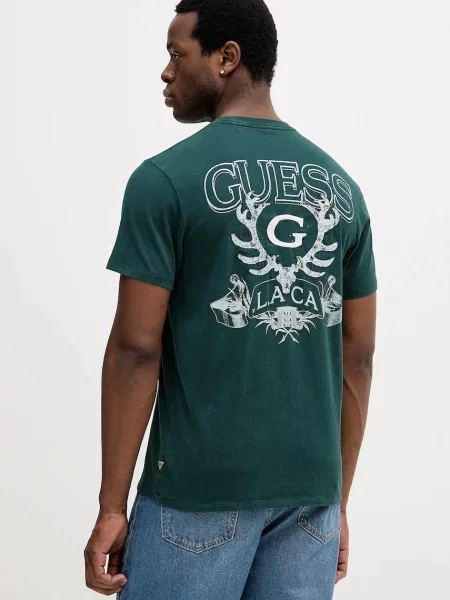 Тениска Guess зелено