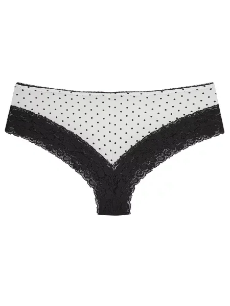 Труси Fleri білий/чорний білі