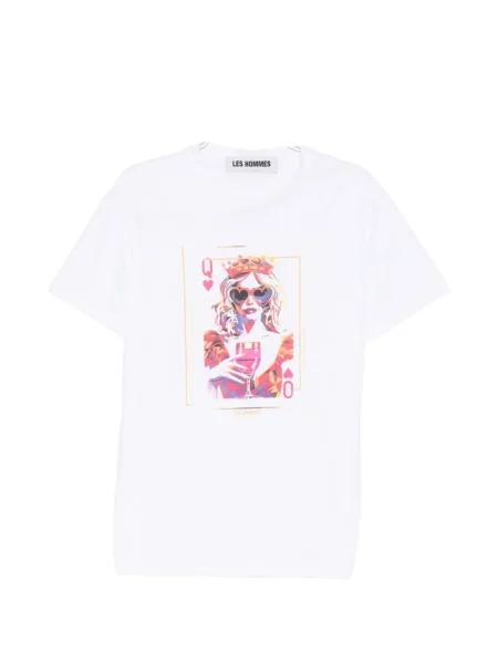 Tricou Les Hommes alb