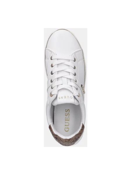 Sneakersy Guess skórzane białe