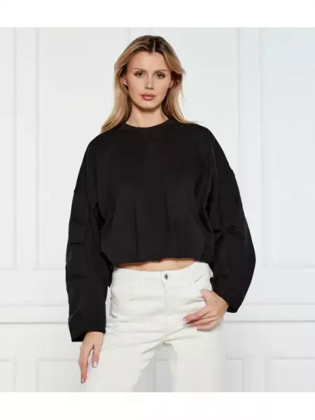 Pinko Hanorac MACEDONIA | Cropped Fit negru