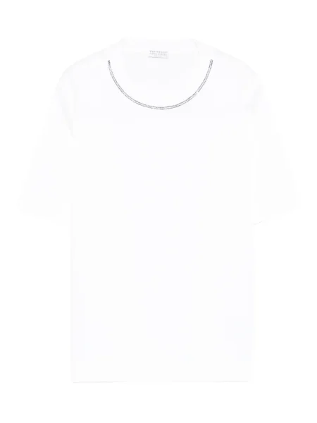 Tricou Brunello Cucinelli alb