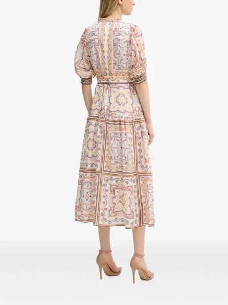 Rochie midi Hale Bob cu imagine cu model paisley