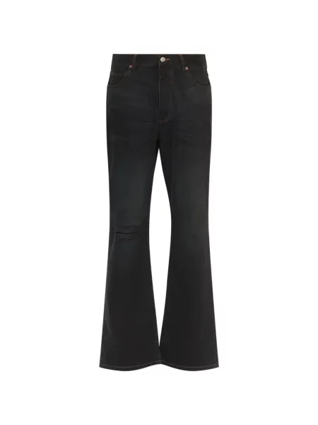 Blugi drepți Mm6 Maison Margiela albastru
