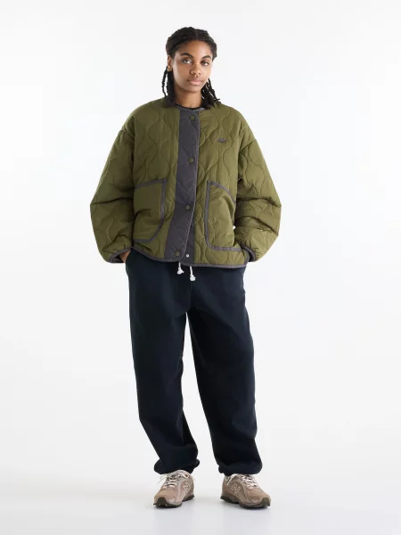Бомбер New Balance Quilted Bomber зелений