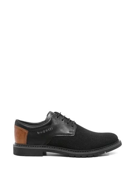 Pantofi derby Bugatti cu șireturi din dantelă negru