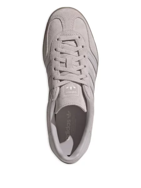 Sneakerși Adidas cu șireturi cu dungi din dantelă violet