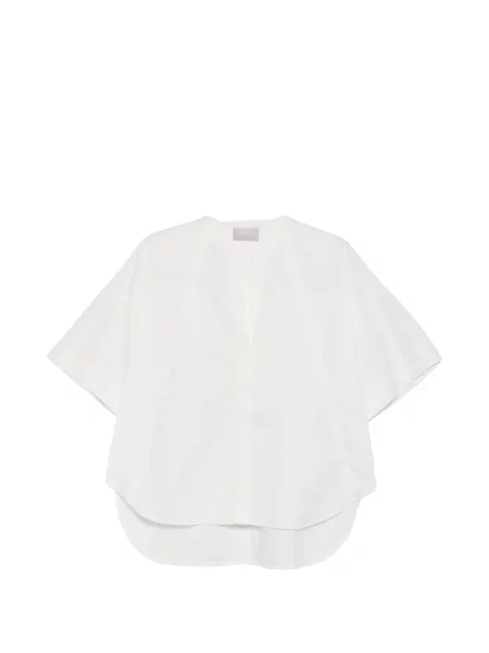 Cămașă Hemisphere cu decolteu în V alb