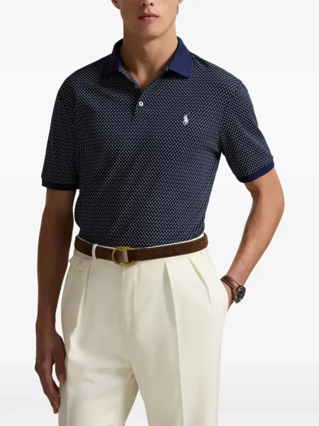 Scurt cămașă Polo Ralph Lauren cu cordon tricotate albastru