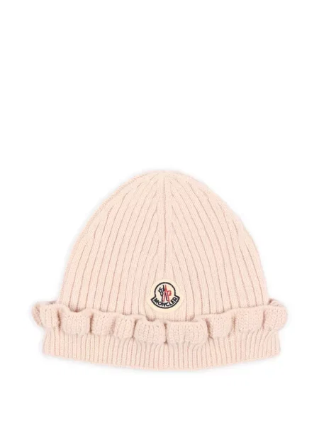 Czapka dziecięca Moncler Enfant różowa