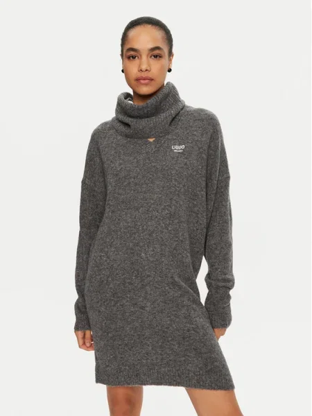 Liu Jo Плетена рокля сив