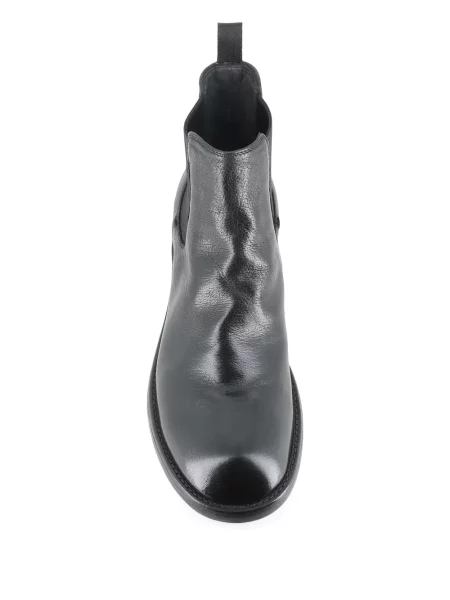 Botine Officine Creative din piele negru